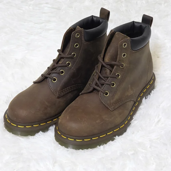 Doc Dr Martens 939 Ben Boot Brown Leather Crazy Horse sz 6M US - Picture 1 of 10